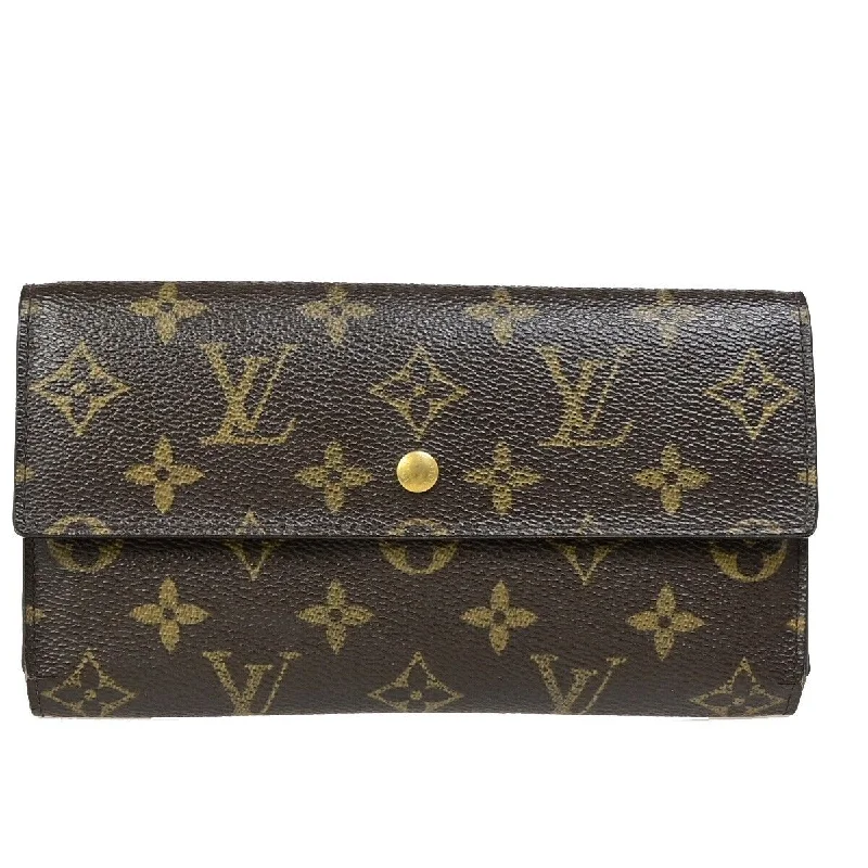 Louis Vuitton Trésor  Canvas Wallet  (Pre-Owned)
