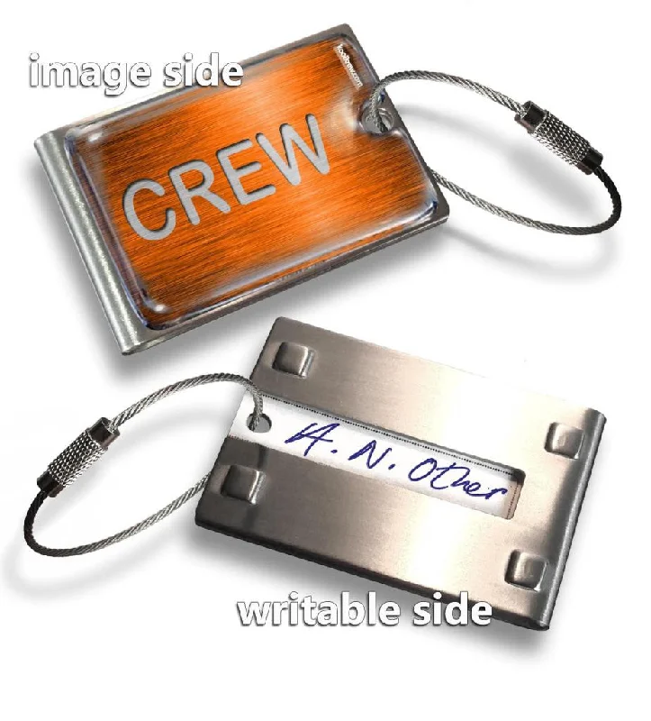 Monogrammed Leather Passport Covers & Wallets as Personalized GiftsORANGE-CREW(Writable Reverse) Tag Monogrammed Leather Passport Covers & Wallets as Personalized GiftsORANGE-CREW(Writable Reverse) Tag