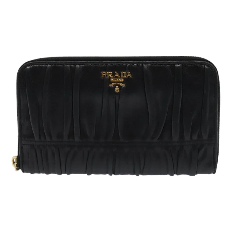 Prada Nappa Gauffré  Leather Wallet  (Pre-Owned)