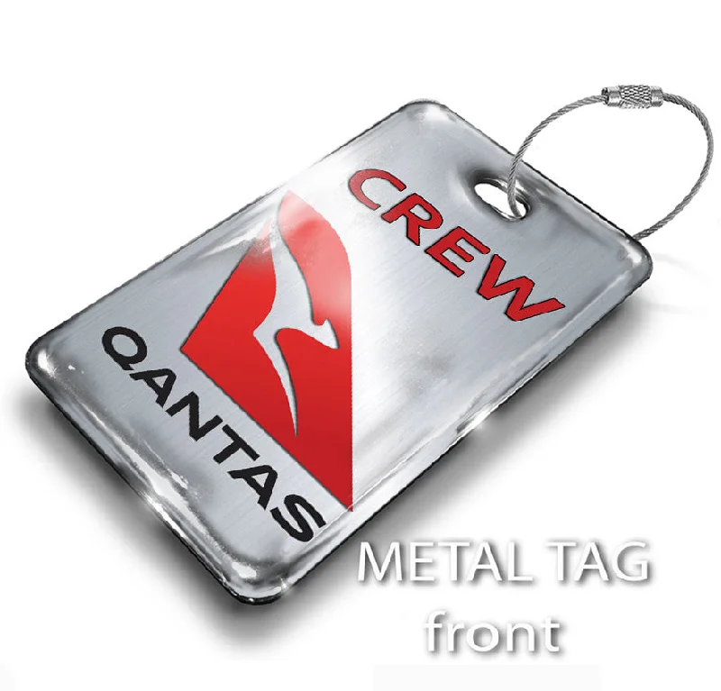 RFID-Blocking Passport Covers & Wallets in Sleek Black for Business TripsQantas Portrait Steel