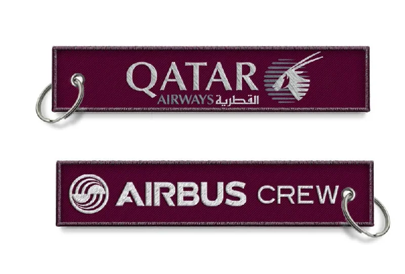 Monogrammed Leather Passport Covers & Wallets as Personalized GiftsQatar Airways Crew keychain Monogrammed Leather Passport Covers & Wallets as Personalized GiftsQatar Airways Crew keychain