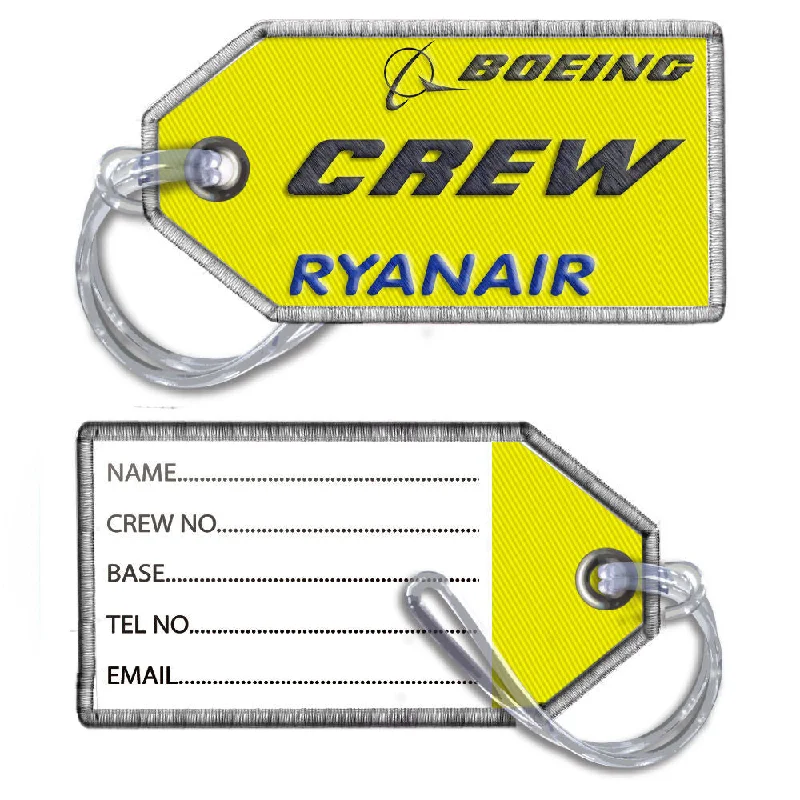 Waterproof Nylon Passport Covers & Wallets for Outdoor AdventuresRyanair Crew Embroidered Tag Waterproof Nylon Passport Covers & Wallets for Outdoor AdventuresRyanair Crew Embroidered Tag