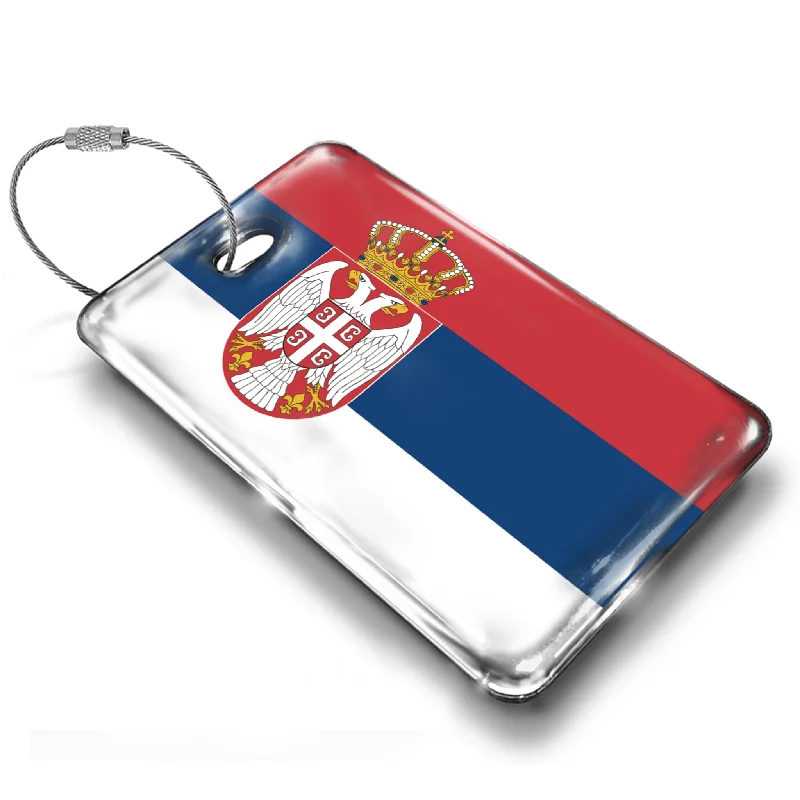 Silver-Plated Passport Covers & Wallets with Gemstone Accents for Elegant WomenSerbia Flag Silver-Plated Passport Covers & Wallets with Gemstone Accents for Elegant WomenSerbia Flag
