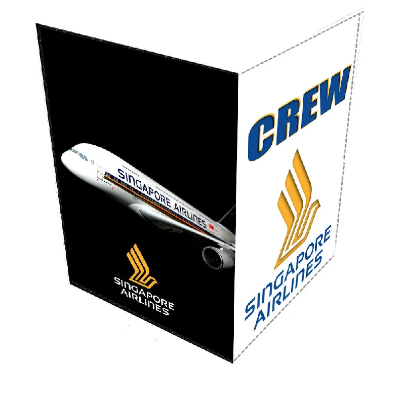 Monogrammed Leather Passport Covers & Wallets as Personalized GiftsSingapore Airlines CREW-Passport Cover Monogrammed Leather Passport Covers & Wallets as Personalized GiftsSingapore Airlines CREW-Passport Cover