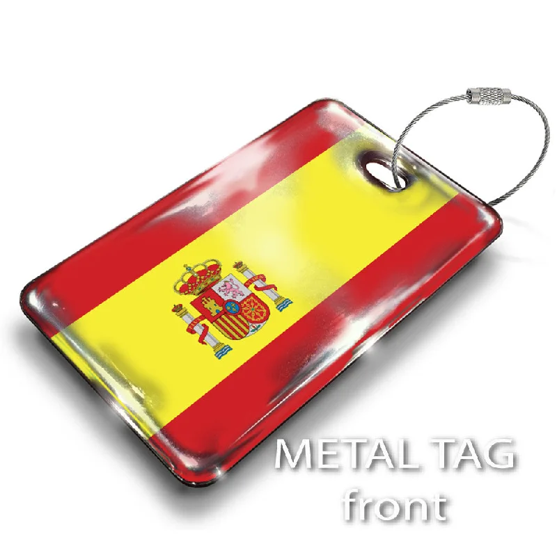 Cowhide Leather Passport Covers & Wallets with a Rustic Western LookSpanish Flag