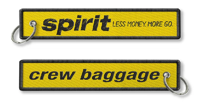 Vintage-Style Passport Covers & Wallets with Brass Hardware for Retro EnthusiastsSpirit - Crew Baggage Keyring